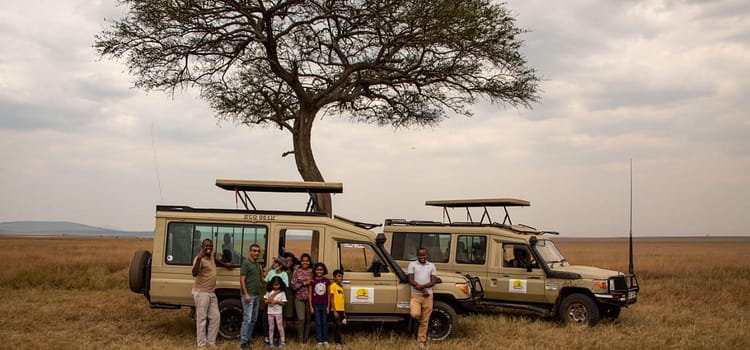 Family safari in Masai Mara